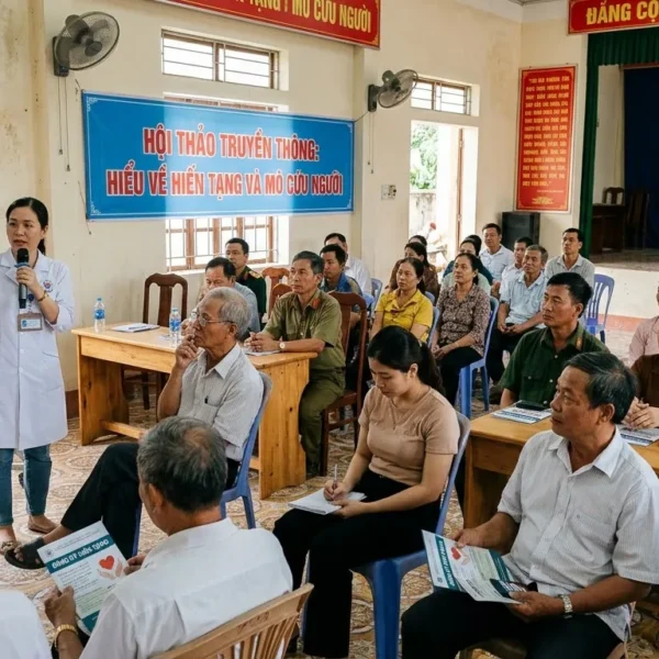 Thẻ bảo hiểm y tế miễn phí và Kỷ niệm chương Vì sức khỏe nhân dân dành cho người hiến mô