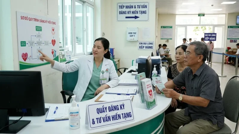 Thẻ chứng nhận ghi nhận nguyện vọng hiến tặng mô và bộ phận cơ thể
